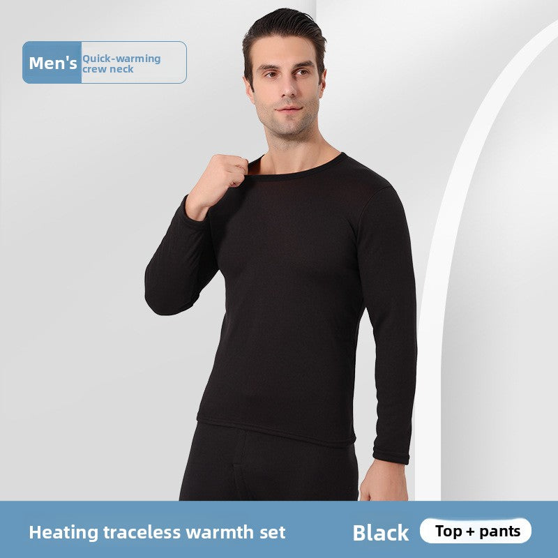 Gold thread warm underwear set