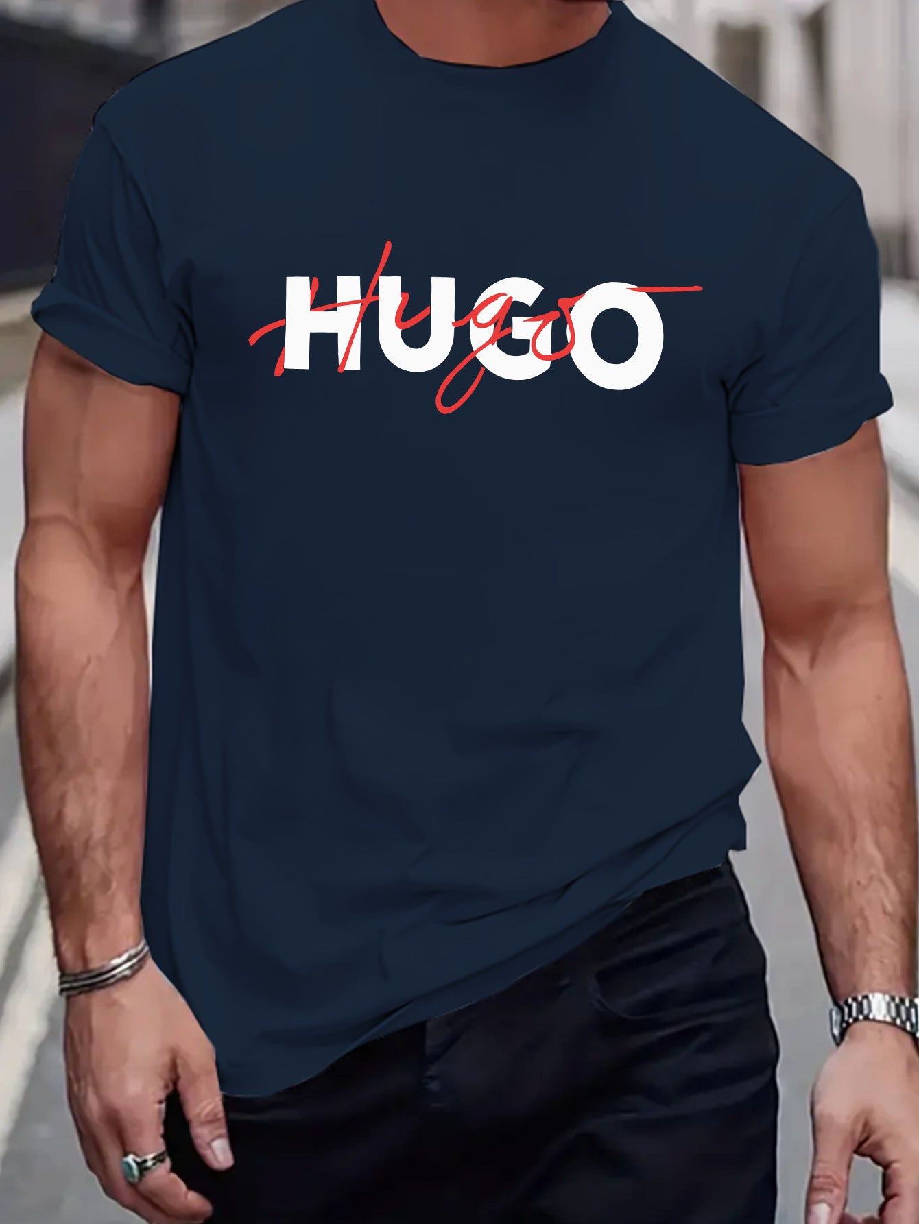 Summer Trendy Pattern Loose Fit Short Sleeve T-shirt