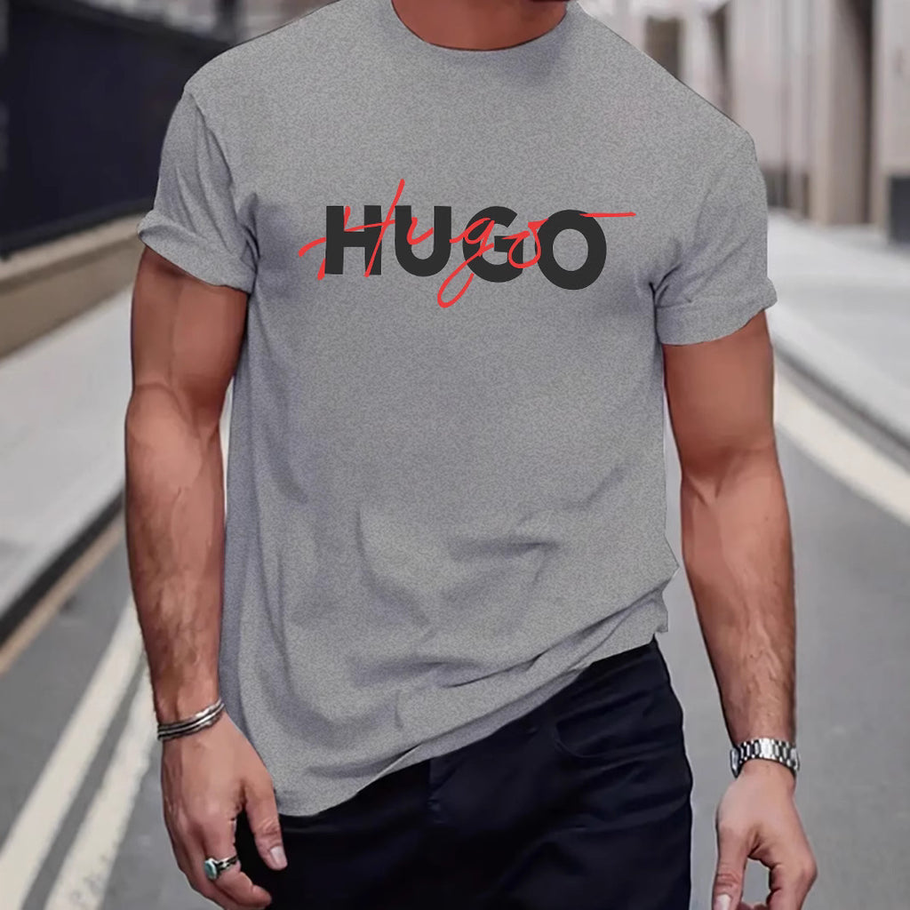 Summer Trendy Pattern Loose Fit Short Sleeve T-shirt