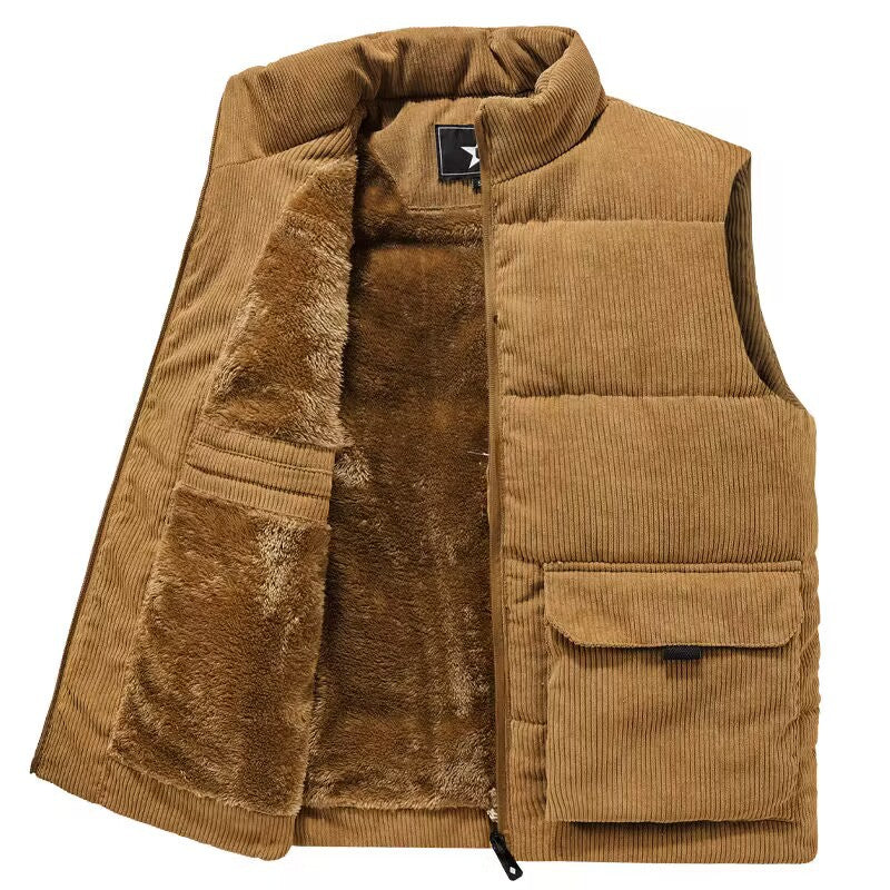 mens corduroy vest