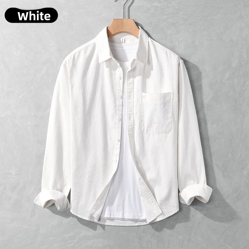 Men's Cotton Corduroy Shirt Jacket - Casual Overshirt