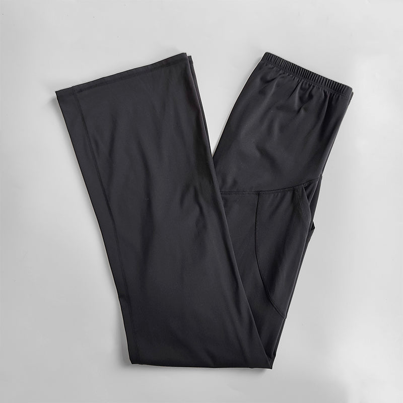 Loose and casual flared pants for pregnant women