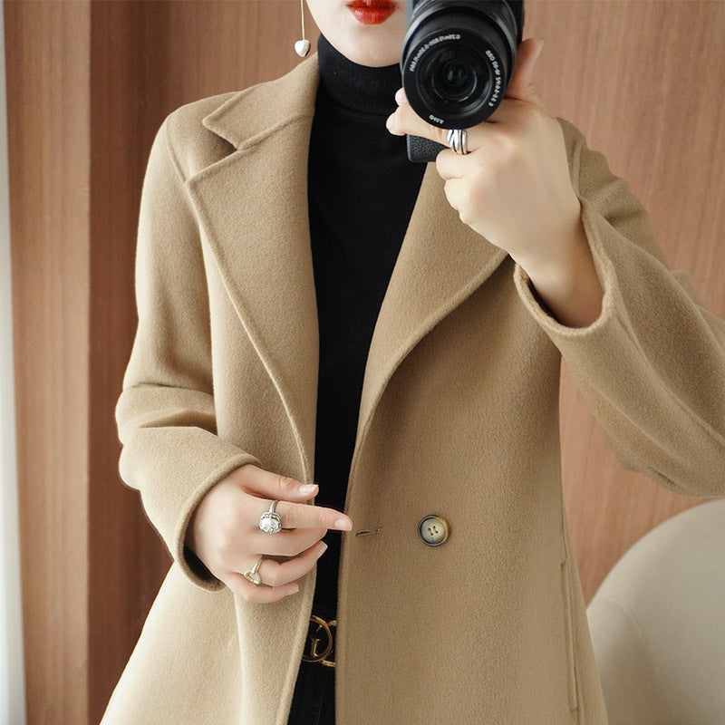 Women's Double-sided Cashmere Coat