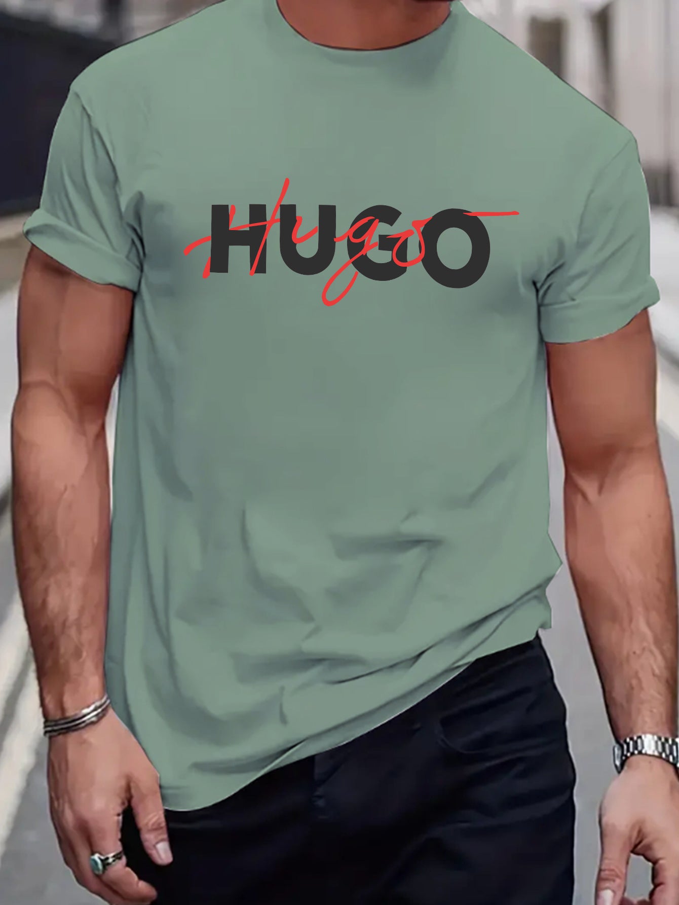 Summer Trendy Pattern Loose Fit Short Sleeve T-shirt