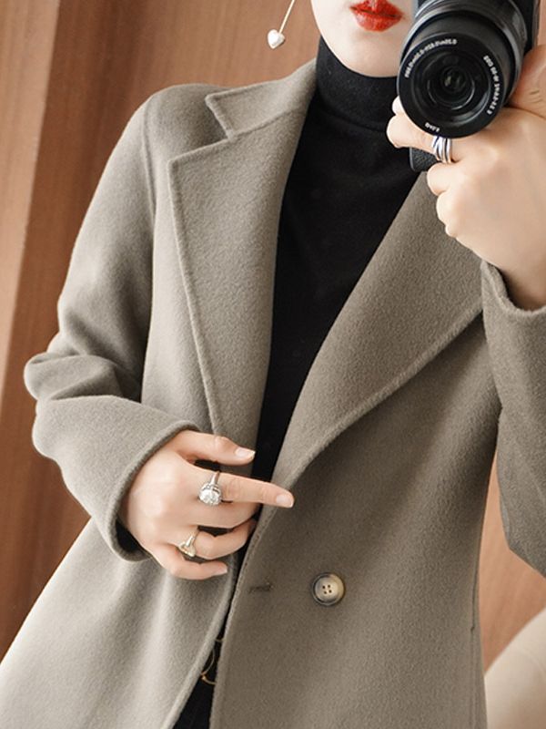 Women's Double-sided Cashmere Coat
