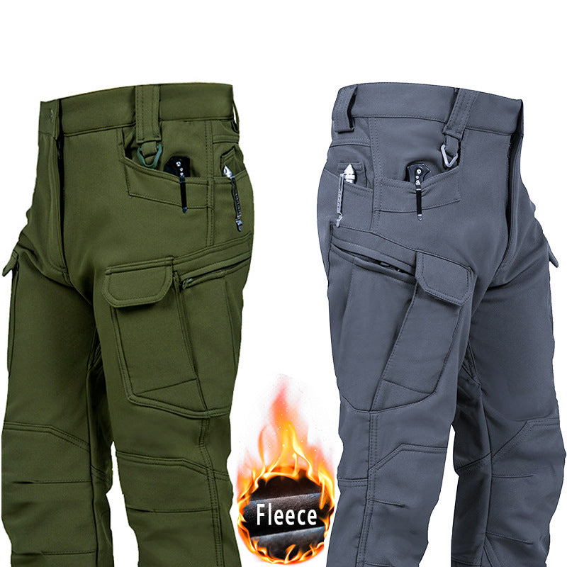 Men's Fleece-Lined Waterproof Tactical Pants