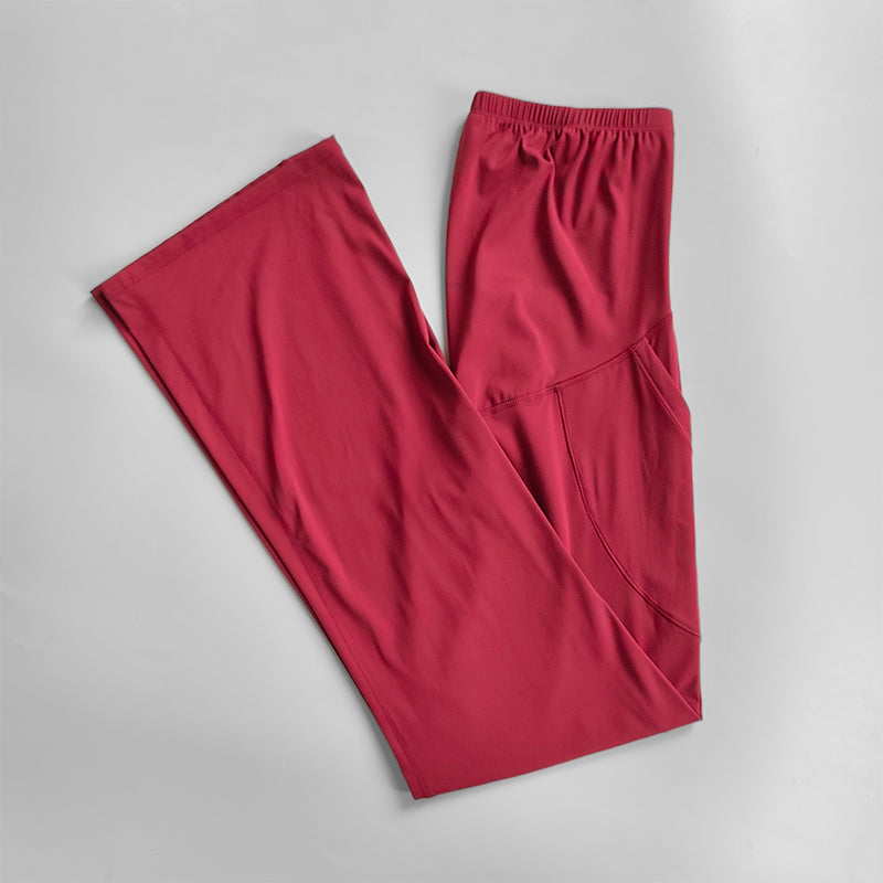 Loose and casual flared pants for pregnant women