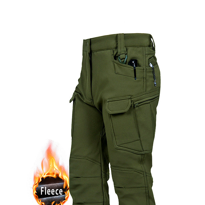 Men's Fleece-Lined Waterproof Tactical Pants