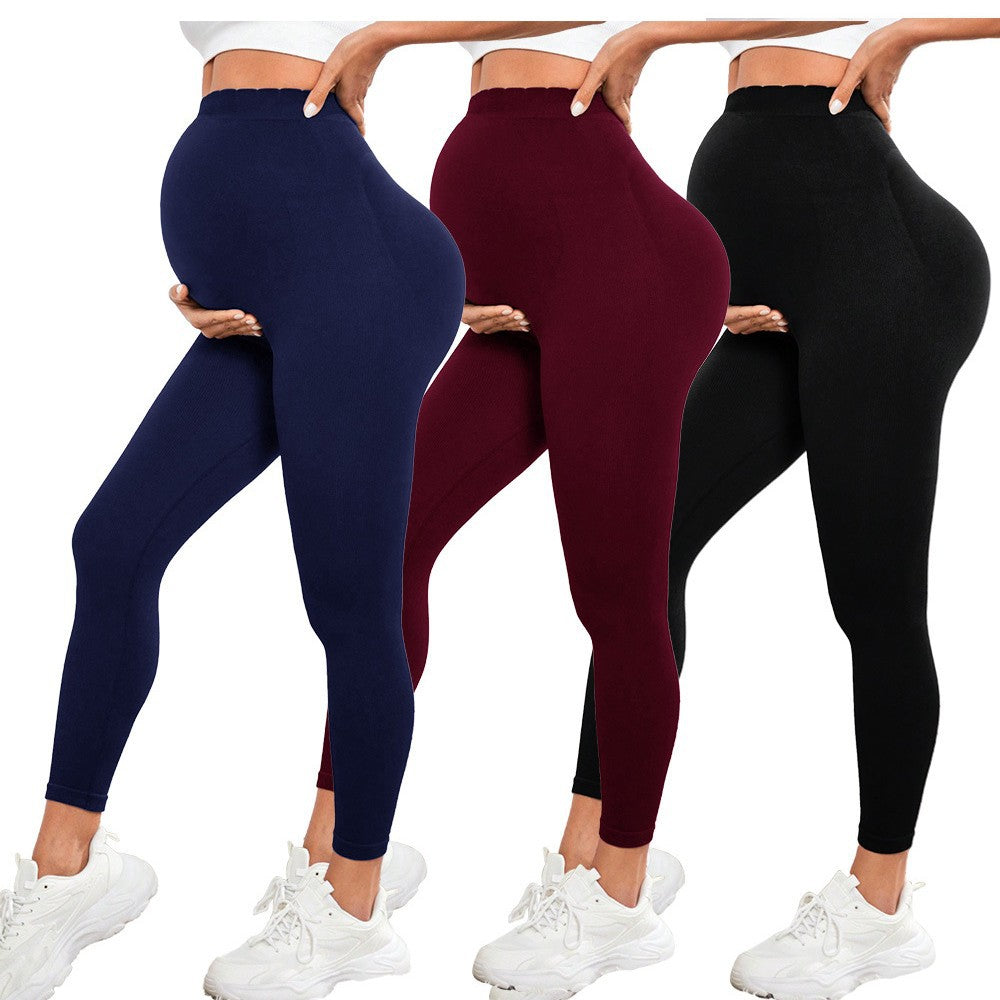 Maternity Yoga Leggings - Stretchy Breathable Pregnancy Pants