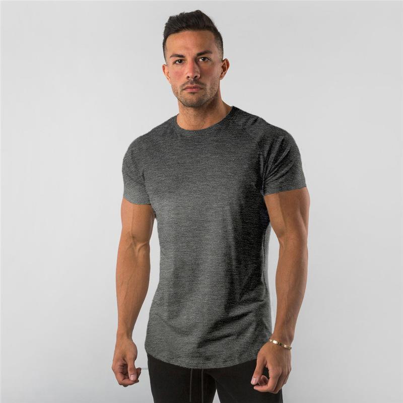 Men's Cotton T-Shirt - Summer Short Sleeve Round Neck