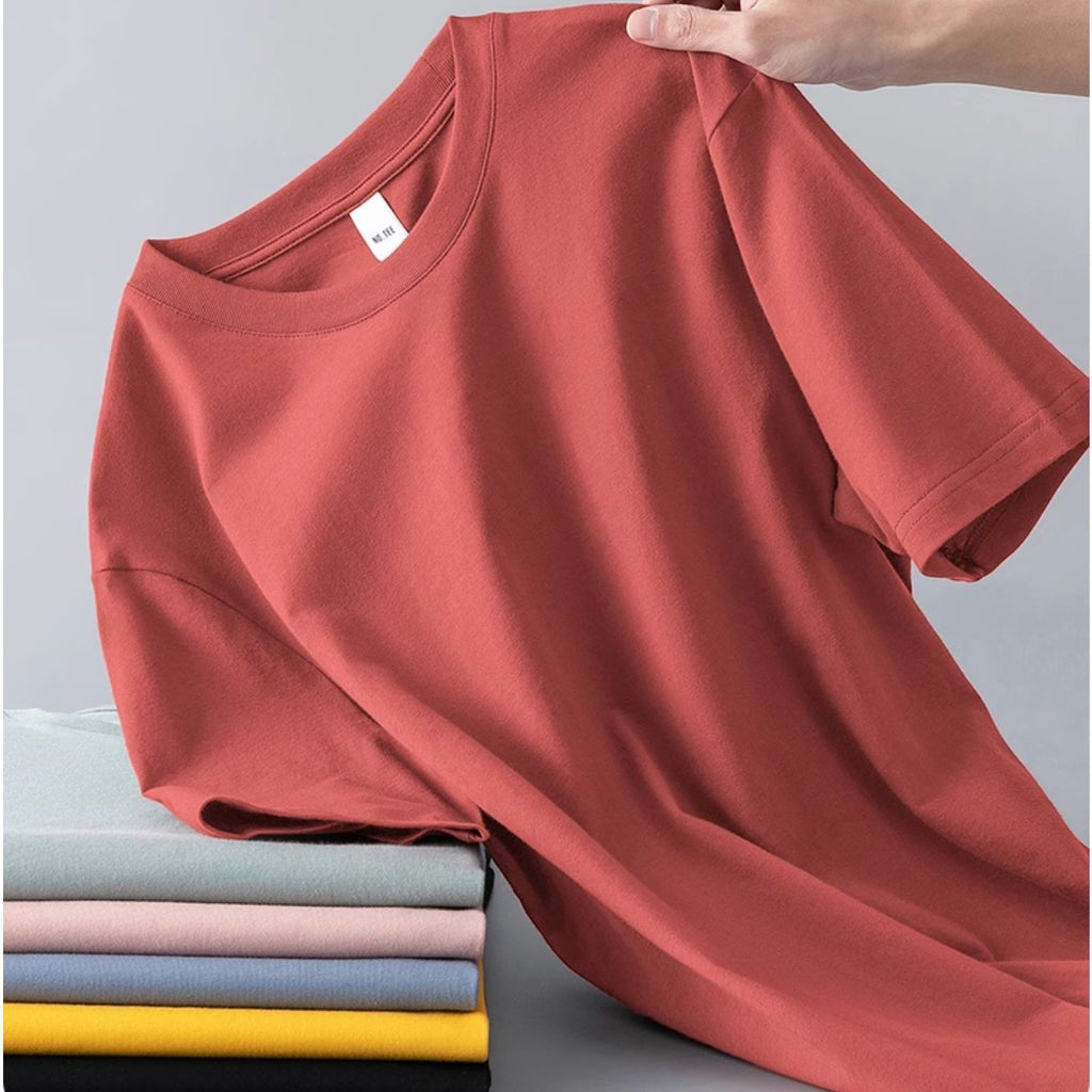 Heavyweight Cotton Round Neck T-Shirt