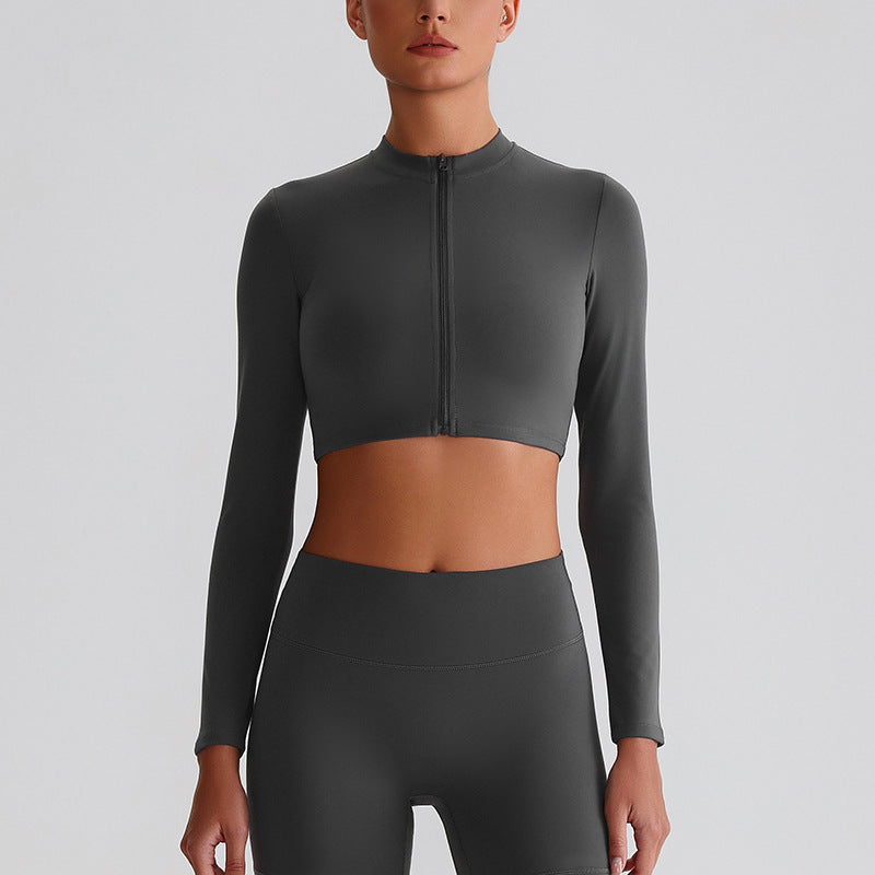 Women's Yoga Jacket - Lightweight Athletic Outerwear