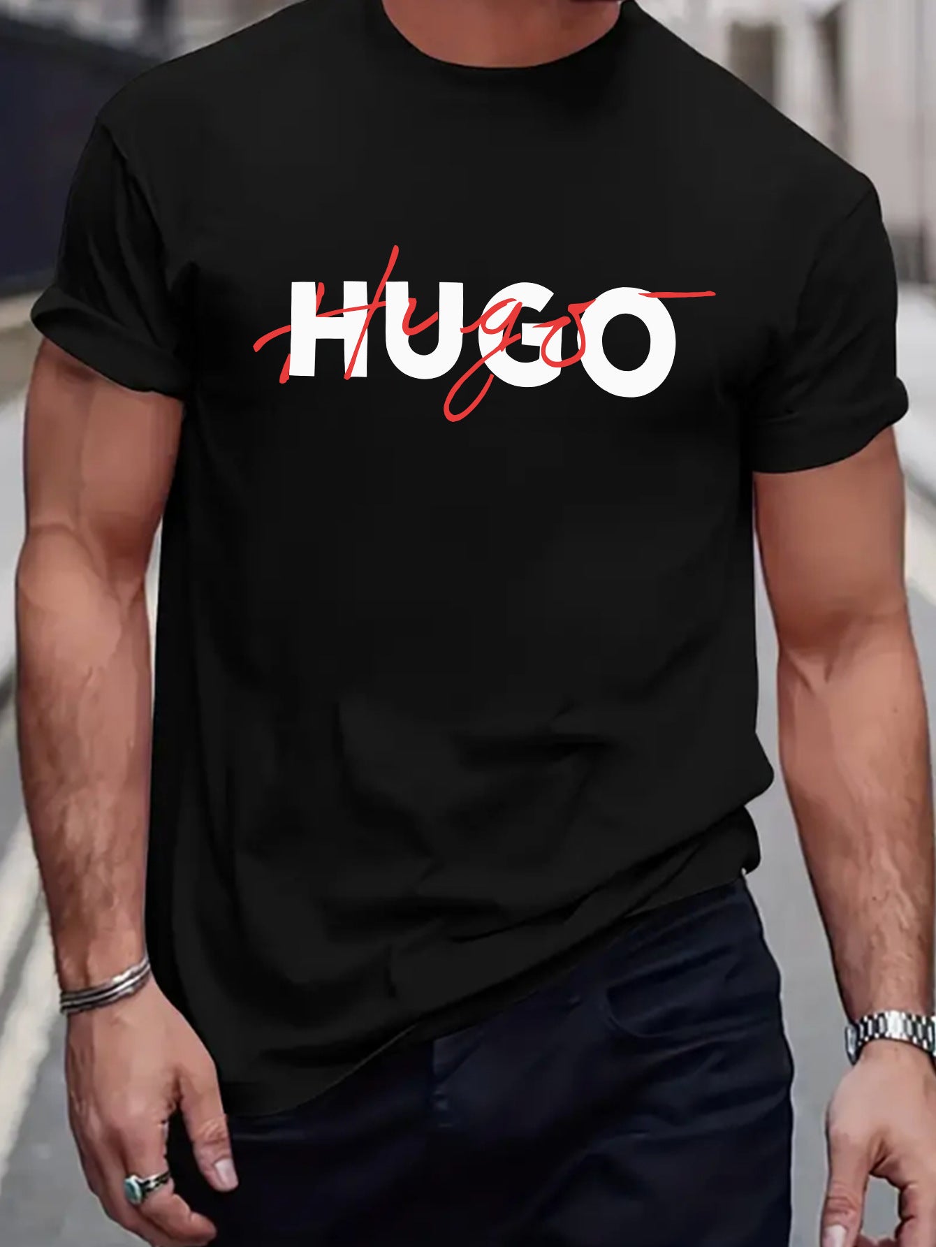 Summer Trendy Pattern Loose Fit Short Sleeve T-shirt