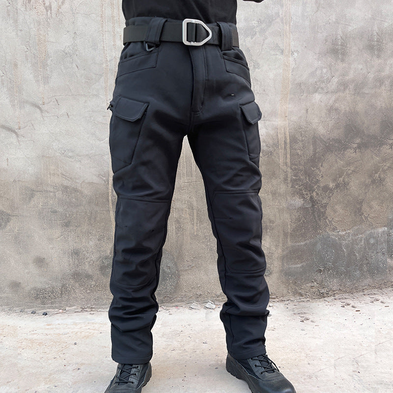 Men's Fleece-Lined Waterproof Tactical Pants