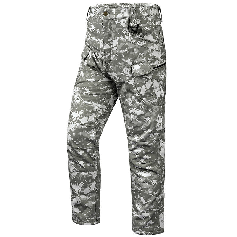Men's Fleece-Lined Waterproof Tactical Pants