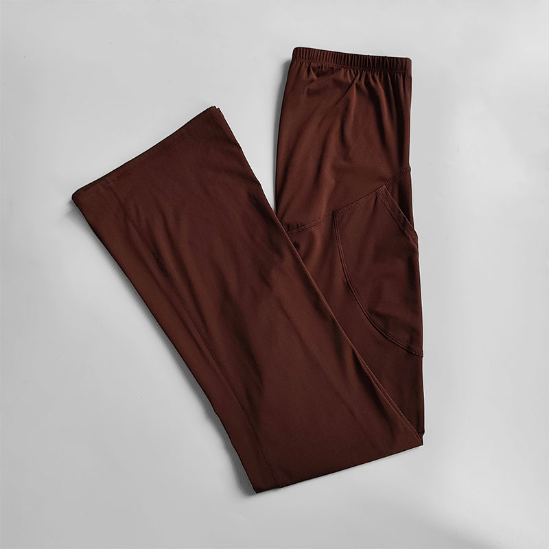 Loose and casual flared pants for pregnant women