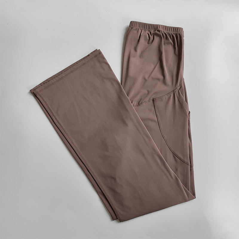 Loose and casual flared pants for pregnant women