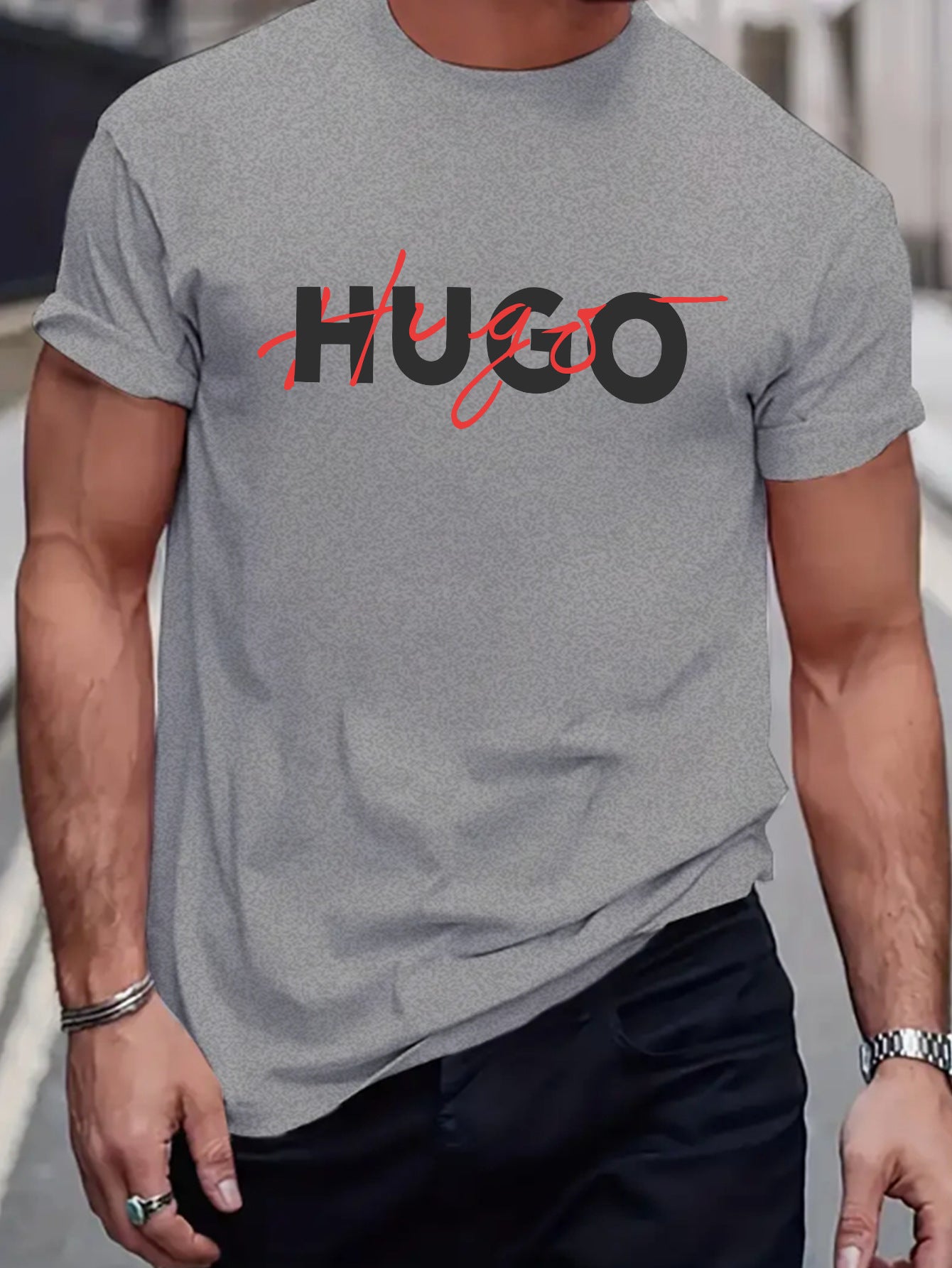 Summer Trendy Pattern Loose Fit Short Sleeve T-shirt