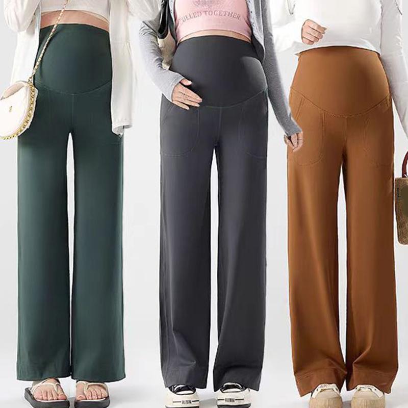 Loose and casual flared pants for pregnant women