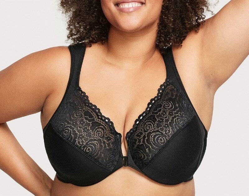 Front Button Push-Up Bra with Steel Ring - Supportive Intimates