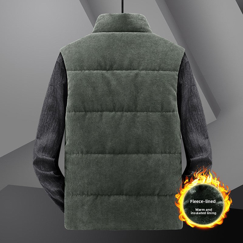 mens corduroy vest