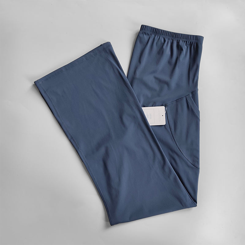 Loose and casual flared pants for pregnant women