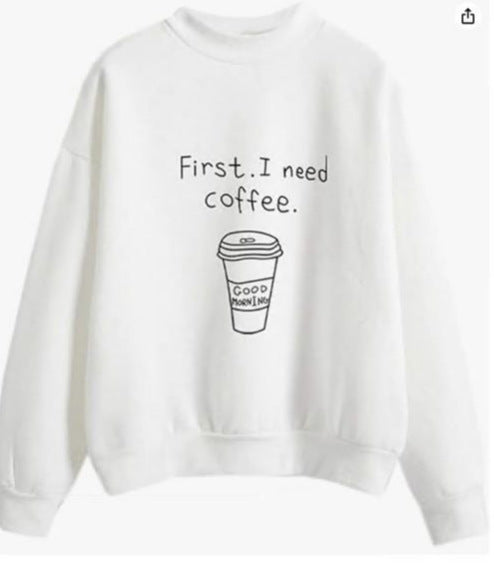 Cute Strawberry Print Cotton Hoodie - Cozy Pullover