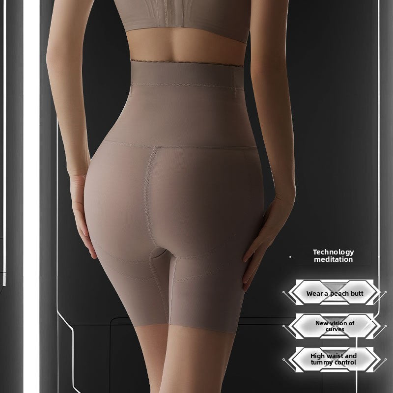 Lace jacquard high-waisted tummy control pants Sophisticated and powerful;