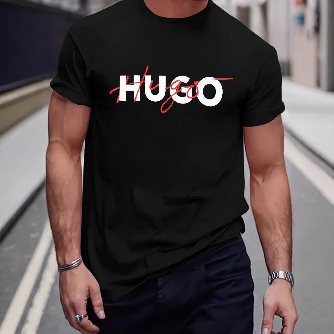 Summer Trendy Pattern Loose Fit Short Sleeve T-shirt