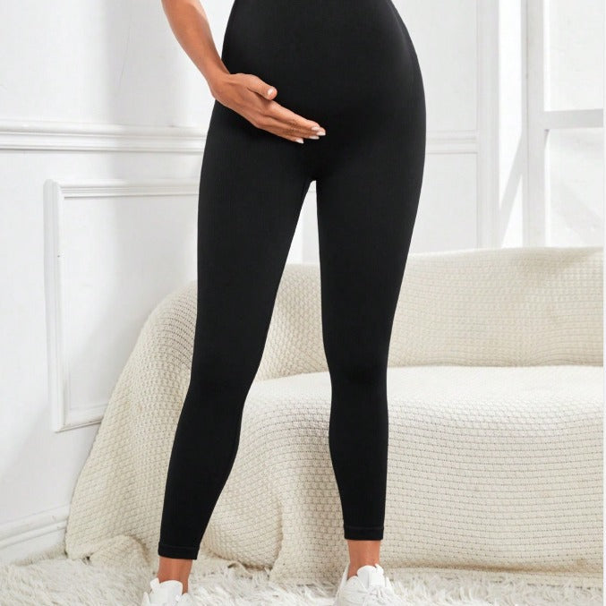 Maternity Yoga Leggings - Stretchy Breathable Pregnancy Pants