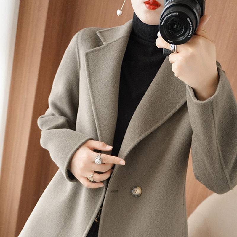 Women's Double-sided Cashmere Coat