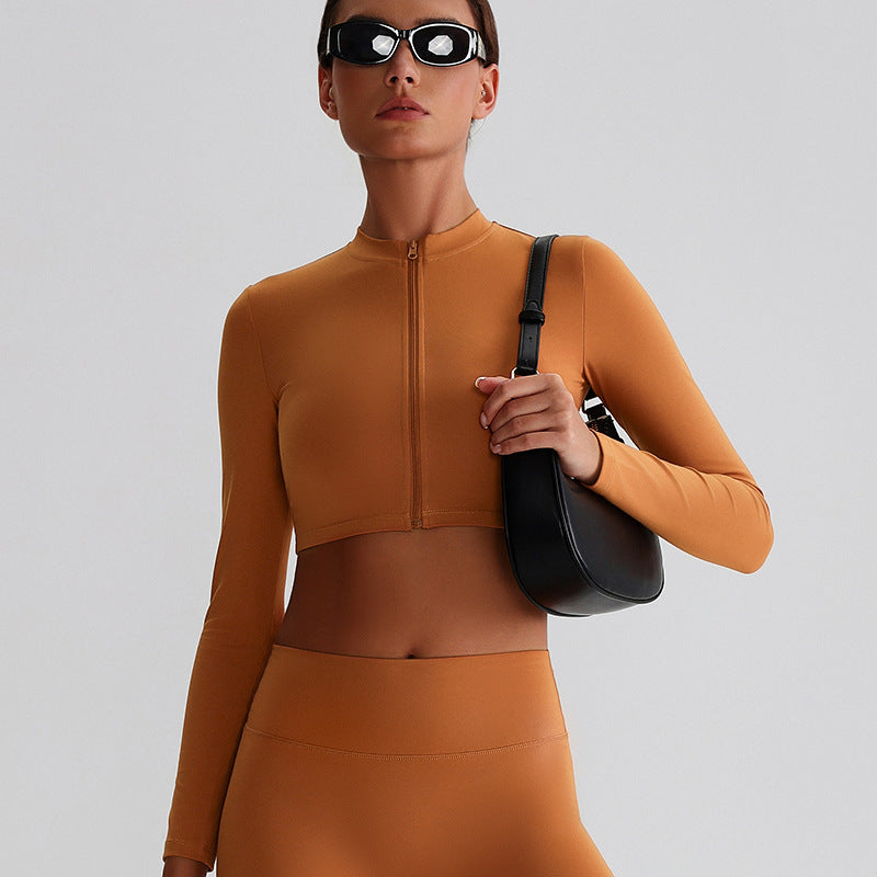 Women's Yoga Jacket - Lightweight Athletic Outerwear