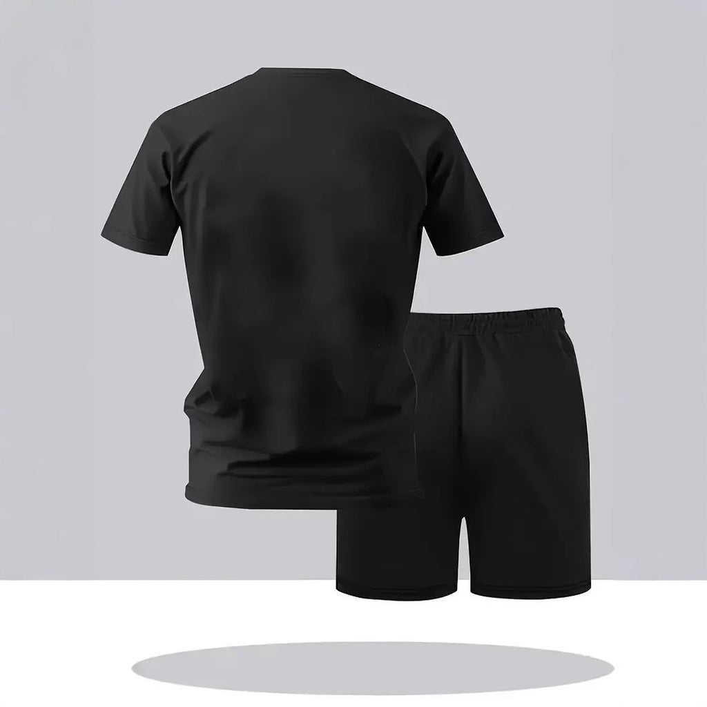 Men's Casual Short Sleeve Letter Print T-Shirt - Graphic Tee