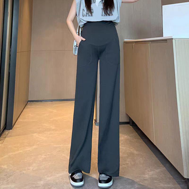 Loose and casual flared pants for pregnant women