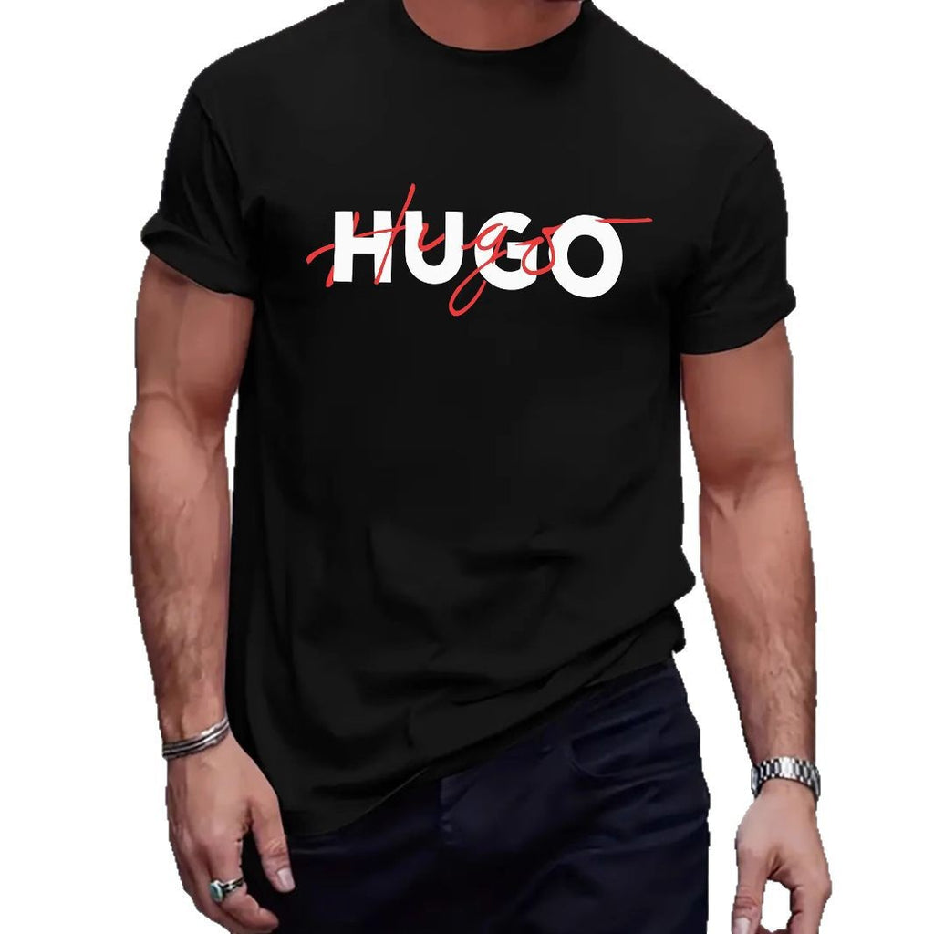 Summer Trendy Pattern Loose Fit Short Sleeve T-shirt