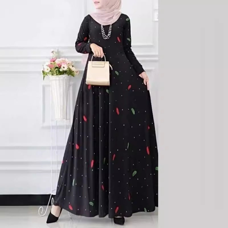 Leaf Print Dress - Nature-Inspired Summer Style