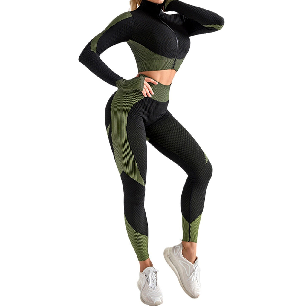 Premium Women's Yoga Clothing Set - Sports Bra & Leggings