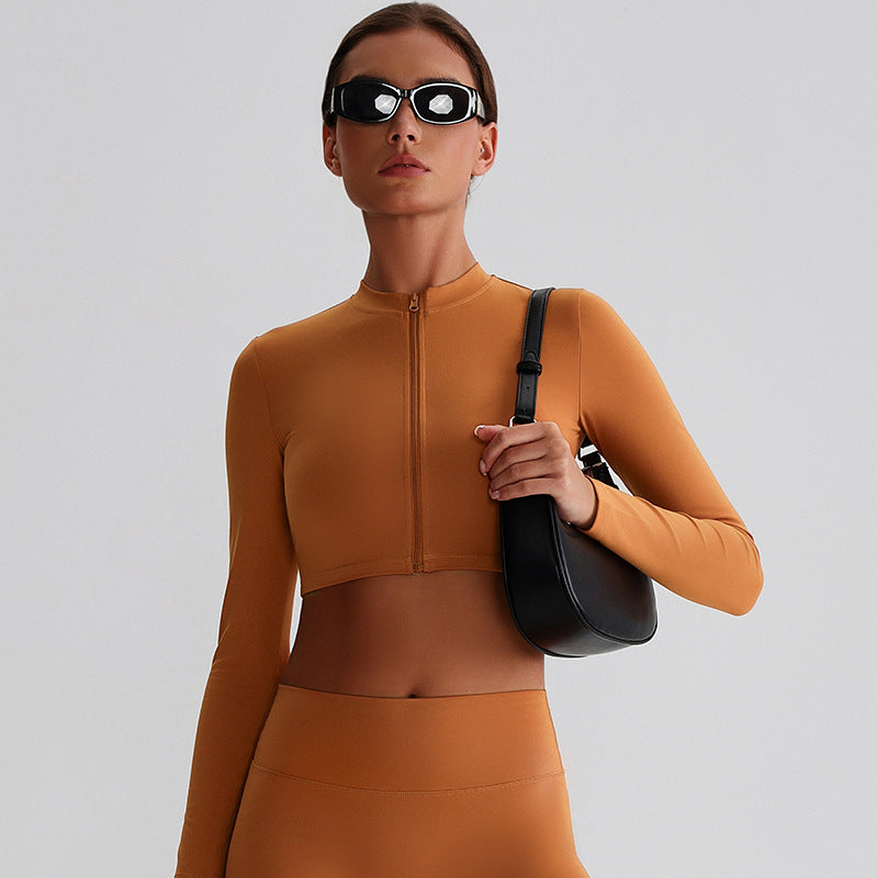 Women's Yoga Jacket - Lightweight Athletic Outerwear