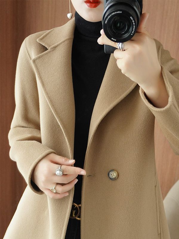 Women's Double-sided Cashmere Coat