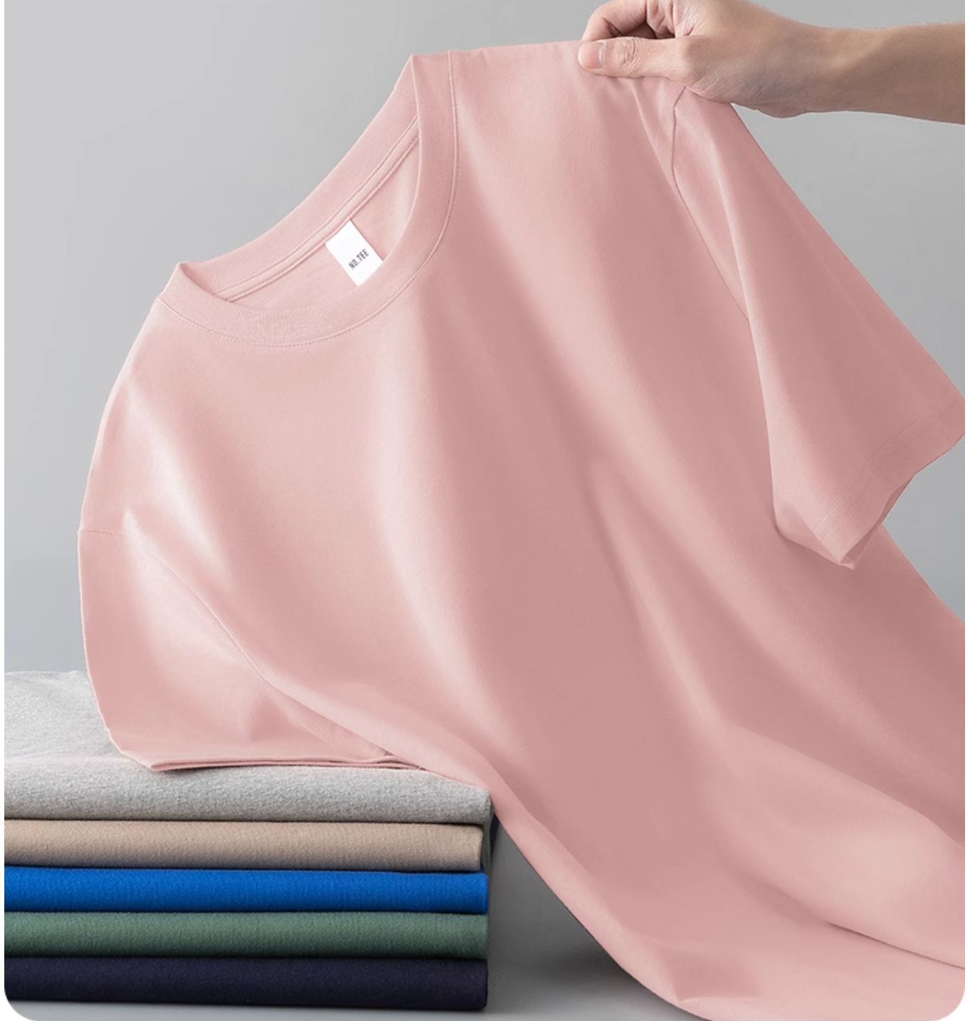 Heavyweight Cotton Round Neck T-Shirt