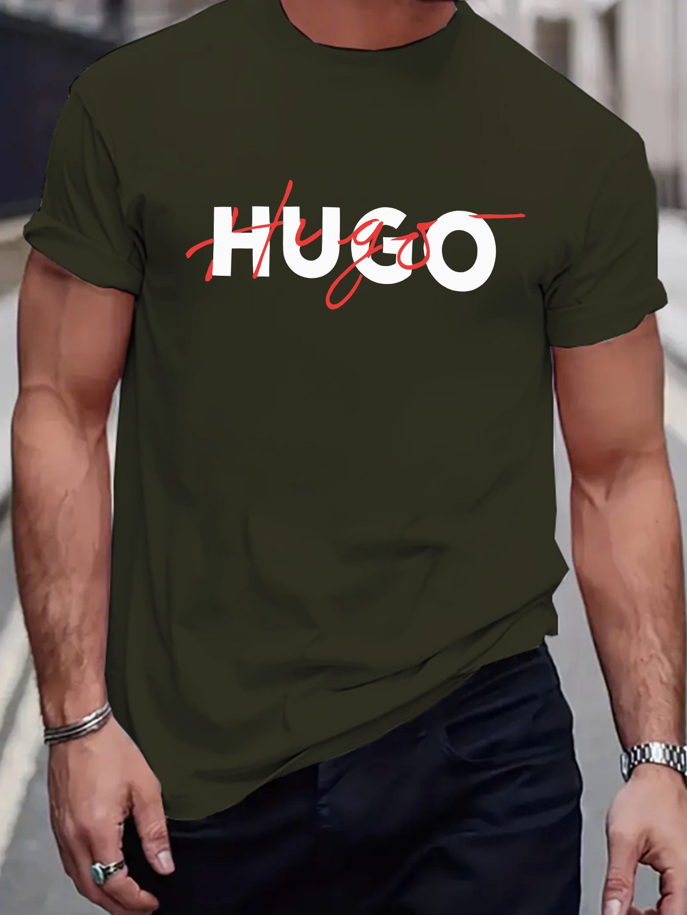 Summer Trendy Pattern Loose Fit Short Sleeve T-shirt